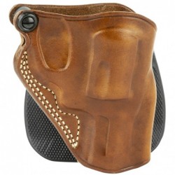 Galco Speed Paddle Holster, Fits J Frame, Right Hand, Tan Leather SPD158