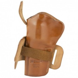 View 2 - Galco Wheelgunner Belt Holster, Fits S&W K & L Frame With 4" Barrel, Right Hand, Tan Leather WG104