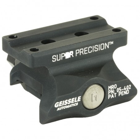 Geissele Automatics Super Precision, Mount, Fits Trijicon MRO, Absolute Co-Witness, Black 05-402B