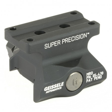 Geissele Automatics Super Precision, Mount, Fits Trijicon MRO, Lower 1/3 Co-Witness, Black 05-470B