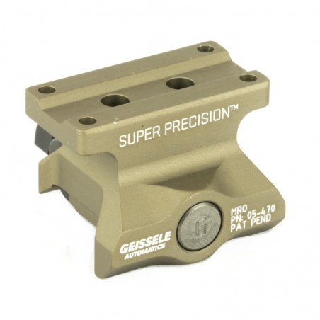 Geissele Automatics Super Precision, Mount, Fits Trijicon MRO, Lower 1/3 Co-Witness, Desert Dirt Color 05-470S