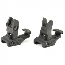 View 2 - A.R.M.S., Inc. Sight, Fits Picatinny, Polymer Front and Rear Folding, Black 71LF-R