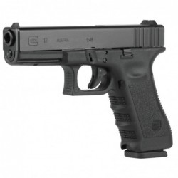View 1 - Glock 17, Striker Fired, Full Size, 9MM, 4.49" Barrel, Polymer Frame, Matte Finish, Fixed Sights, 10Rd, 2 Magazines 1750201