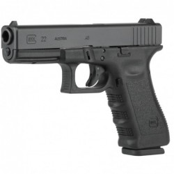 Glock 22, Striker Fired, 40S&W, 4.49" Barrel, Polymer Frame, Matte Finish, Fixed Sights, 10Rd, 2 Magazines 2250201