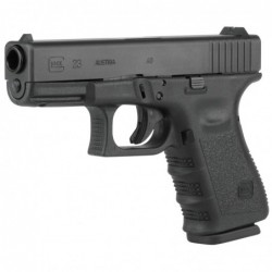 View 1 - Glock 23, Striker Fired, Compact, 40S&W, 4.02" Barrel, Polymer Frame, Matte Finish, Fixed Sights, 10Rd, 2 Magazines 2350201