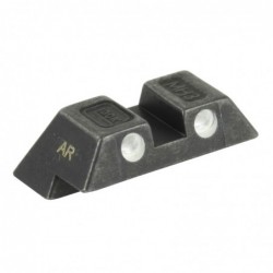 View 1 - Glock OEM Night Sight, 6.5mm, Fits All Glocks Except 42/43, Green Dot, Fixed, Rear Only NR17G24