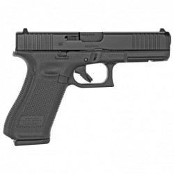 View 2 - Glock 17 Gen5, Striker Fired, Full Size, 9MM, 4.49" Marksman Barrel, Polymer Frame, Matte Finish, Fixed Sights, 10Rd, 3 Magazin