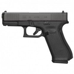 Glock 45, Striker Fired, Compact Size, 9MM, 4.02" Marksman Barrel, Polymer Frame, Matte Finish, Fixed Sights, 17Rd, 3 Magazines