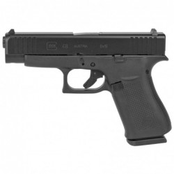 Glock 48, Semi-automatic, Striker Fired, Compact, 9MM, 4.17" Barrel, Polymer Frame, Black Finish, 10Rd, 2 Mags, Fixed Sights PA