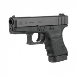 Glock 30SF, Striker Fired, Sub Compact, 45ACP, 3.78" Barrel, Polymer Frame, Matte Finish, Fixed Sights, 10Rd, 2 Magazines PF305