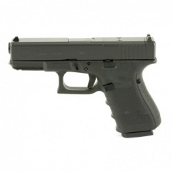 Glock 19 Gen4, M.O.S, Striker Fired, Compact, 9MM, 4.02" Barrel, Polymer Frame, Matte Finish, Fixed Sights, 10Rd, 3 Magazines P