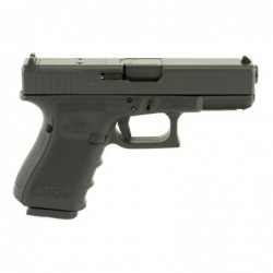 View 2 - Glock 19 Gen4, M.O.S, Striker Fired, Compact, 9MM, 4.02" Barrel, Polymer Frame, Matte Finish, Fixed Sights, 10Rd, 3 Magazines P