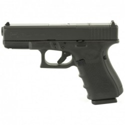 Glock 19 Gen4, M.O.S, Striker Fired, Compact, 9MM, 4.02" Barrel, Polymer Frame, Matte Finish, Fixed Sights, 15Rd, 3 Magazines P