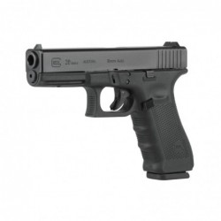 Glock 20 Gen4, Striker Fired, Full Size, 10MM, 4.61" Barrel, Polymer Frame, Matte Finish, Fixed Sights, 15Rd, 3 Magazines PG205