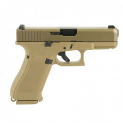 View 2 - Glock 19X, Striker Fired, Compact, 9MM, 4.02" Marksman Barrel, Polymer Frame, Coyote Finish, Glock Night Sights, Coyote Color P