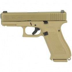 Glock 19X, Striker Fired, Compact, 9MM, 4.02" Marksman Barrel, Polymer Frame, Coyote Finish, Glock Night Sights, Coyote Color P