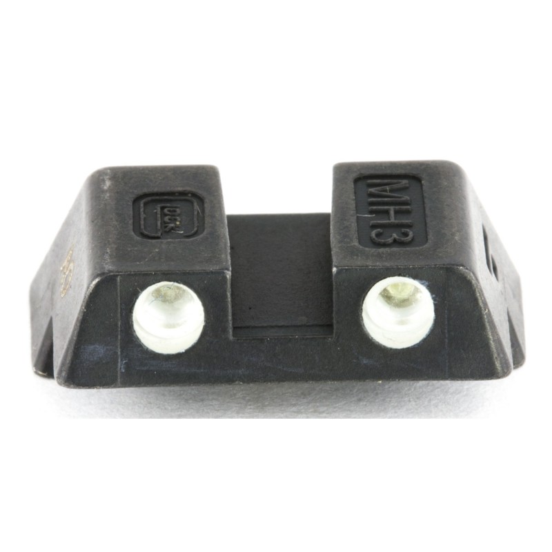 Glock OEM, Night Sight For Glock 42 & 43, 6.1mm Slim Rear, Black Finish, 3 Dot Style 33578