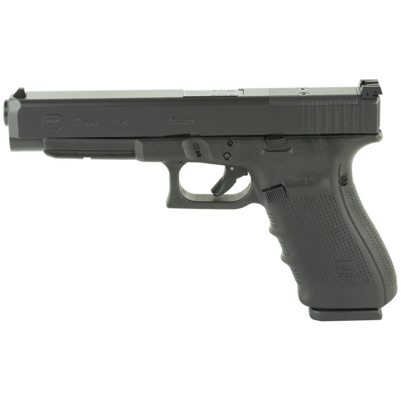 Glock 41 Gen4, Competition, Modular Optic System, Striker Fired, Full Size, 45ACP, 5.31" Barrel, Polymer Frame, Matte Finish, A