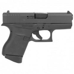 View 2 - Glock 43, Striker Fired, Sub Compact, 9MM, 3.41" Barrel, Polymer Frame, Matte Finish, Fixed Sights, 6Rd, 2 Magazines UI4350201