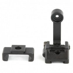 Griffin Armament M2 Folding Rear Sight, Includes 12 O'Clock Bases, Fits Picatinny, Matte Finish GAM2R