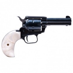 View 1 - Heritage Rough Rider, Single Action Revolver, 22LR/22WMR, 3.5" Barrel, Alloy Frame, Blue Finish, White Mother of Pearl Grips, F