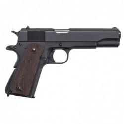 View 2 - Auto Ordnance 1911, Full Size Pistol, 9MM, 5" Barrel, Steel Frame, Matte Black Finish, Plastic Grips, 9Rd, GI Specs 1911BKO9