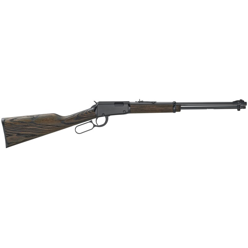 Henry Repeating Arms Lever Action, 22 LR Shotshell, 18.25" Smoothbore Barrel, Blued Finish, Black Ash Stock, 15Rd, Adjustable S