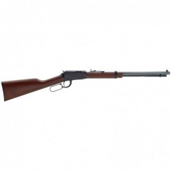 Henry Repeating Arms Lever Action, 17HMR, 20" Octagon Barrel, Blue Finish, Walnut Stock, Adjustable Sights H001TV