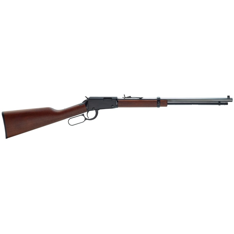 Henry Repeating Arms Lever Action, 17HMR, 20" Octagon Barrel, Blue Finish, Walnut Stock, Adjustable Sights H001TV