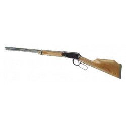 View 2 - Henry Repeating Arms Lever Action, Varmint Express Lever 17HMR, 20" Barrel, Blue Finish, Walnut Stock, Adjustable Sights, 11Rd,