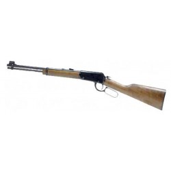 View 2 - Henry Repeating Arms Lever Action, Youth Rifle, 22LR, 16.125" Barrel, Blue Finish, Walnut Stock, Adjustable Sights, 15Rd H001Y