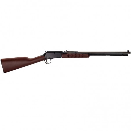 Henry Repeating Arms Pump Action, 22LR, 18.25" Octagon Barrel, Blue Finish, Walnut Stock, Adjustable Sights, 15Rd H003T