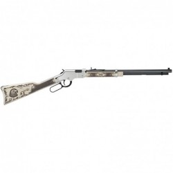 Henry Repeating Arms American Eagle, Lever Action, 22 LR, 20" Octagon BBarrel, Nickle Plated Receiver, Ivory Color Stock, and F