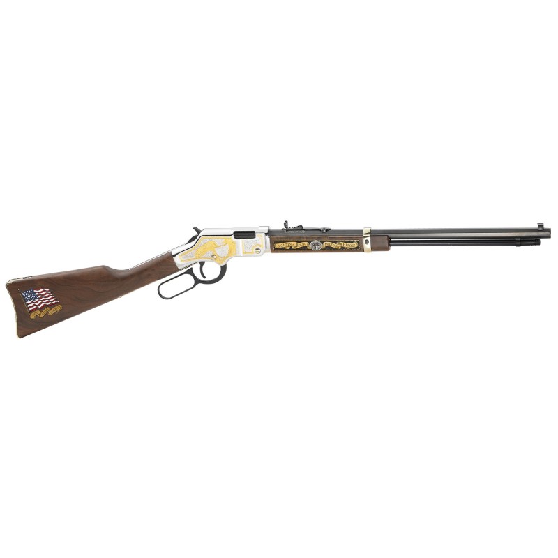 Henry Repeating Arms Golden Boy, Lever Action, 22LR, 20" Octagon Barrel, Brass Receiver, Walnut Stock, Adjustable Sights, 16Rd,