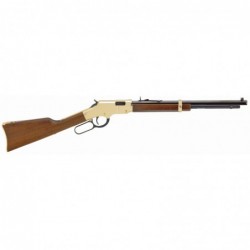 Henry Repeating Arms Golden Boy Youth, Lever Action, 22 LR, 17" Barrel, Brass Receiver, Walnut Stock, 12Rd, Adjustable Sights H