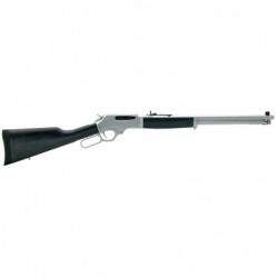 Henry Repeating Arms All-Weather, Lever Action, 30-30, 20" Barrel, Black Finish, Straight-Grip Stained Hardwood w/Rubber Buttpa