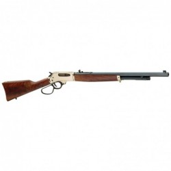 Henry Repeating Arms Lever Action, 45-70, 22" Octagonal Barrel, 1:20 Twist, Blue Finish, Straight-grip American Walnut Stock, A