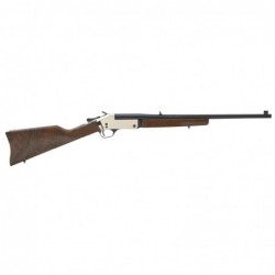 Henry Repeating Arms Single Shot, 44 Mag, 22" Round Barrel, Brass Finish, Walnut Stock, Bead Sight H015B-44