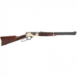 View 1 - Henry Repeating Arms Side Gate Lever Action, 30-30 Winchester, 20" Barrel, Brass Receiver, Walnut Stock, 5Rd, Fully Adjustable