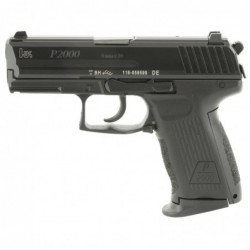 View 1 - HK P2000, V3, DA/SA, Compact, 9MM, 3.66" Barrel, Polymer Frame, Black Finish, 3 Dot Sights, Decocker, 10Rd, 2 Magazines 709203-