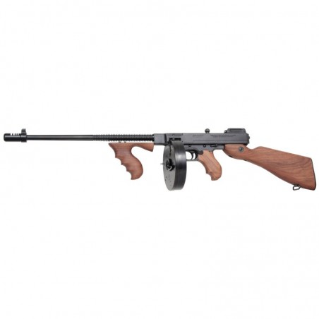 Auto Ordnance T1, Semi-automatic, 45ACP, 16.5" Barrel, Black Finish, Walnut Stock, Adjustable Sights, 20Rd, 1-20Rd Stick Magazi