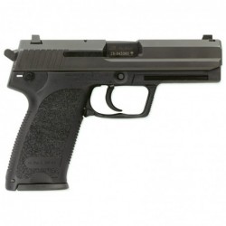 HK USP, V1, DA/SA, Full Size, 45ACP, 4.41" Barrel, Polymer Frame, Black Finish, 3 Dot Sights, Safety, Decocker, 12Rd, 2 Magazin