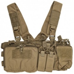 Haley Strategic Partners D3CR Heavy Chest Rig, X Harness, Coyote Brown D3CRXH-COYOTE