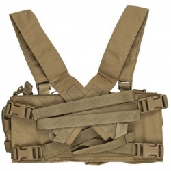 View 2 - Haley Strategic Partners D3CR Heavy Chest Rig, X Harness, Coyote Brown D3CRXH-COYOTE