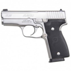 Kahr Arms K9, Striker Fired, Compact, 9MM, 3.46" Barrel, Steel Frame, Matte Stainless Finish, Rubber Grips, Fixed Sights, 7Rd,