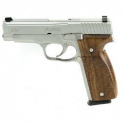 View 1 - Kahr Arms T9, Striker Fired, Full Size, 9MM, 4" Barrel, Steel Frame, Matte Stainless Finish, Night Sights, Wood Grips, 8Rd, 3 M