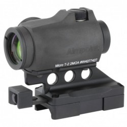 View 1 - Kinetic Development Group, LLC Aimpoint T2, Red Dot Optic, Includes Kinetic Development Group Lower 1/3 Mount, Black Finish SID