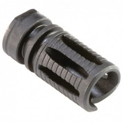 View 1 - Knights Armament Company M4QD Muzzle Brake, 556NATO, Stainless Steel, NT4 Gate Latch Connector, Black Finish 93048