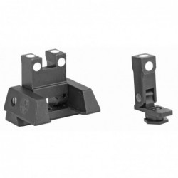 View 1 - KNS Precision, Inc. SWITCHSIGHT, Folding Pistol Sights for Glock, Black Finish SWITCHSIGHTGLOCK