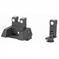 View 2 - KNS Precision, Inc. SWITCHSIGHT, Folding Pistol Sights for Glock, Black Finish SWITCHSIGHTGLOCK